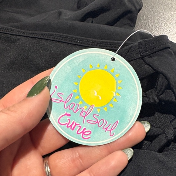 NWT Island Soul Curve Black High-Waisted Bikini Bottom size 3X - Picture 8 of 11